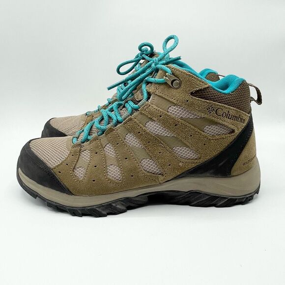 EUC Columbia Women’s Redmond III Mis Wayerproof Hiking Shoe - Size 9 Wide - Picture 2 of 9